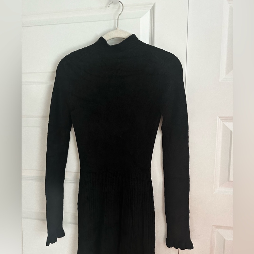 Proenza Schouler White Label Chenille Turtleneck dress in‎ black NWT - Picture 4 of 10